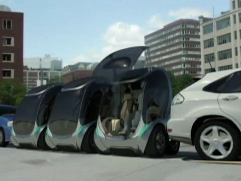 Hiriko, petite voiture électrique pliable made in France