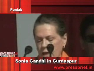 Sonia Gandhi in Gurdaspur ( Punjab) Part 4