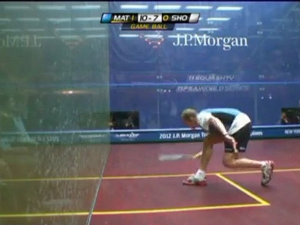 Squash - Matthew im Halbfinale