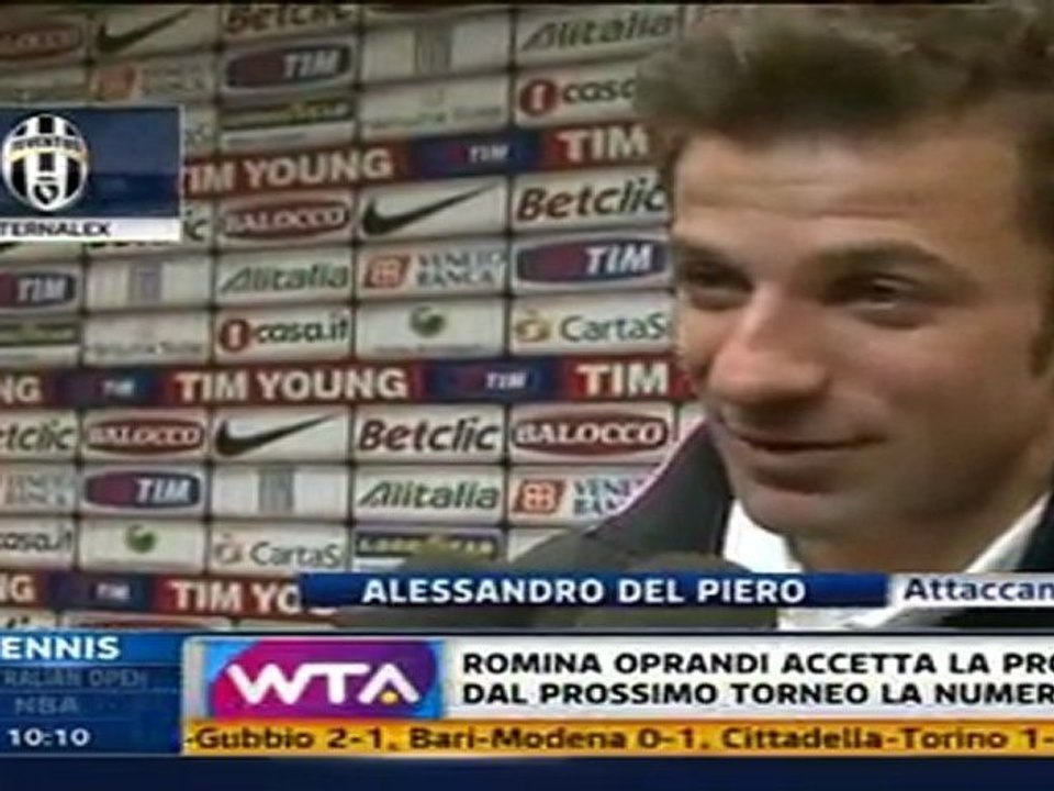 Del Piero vs Roma SKY