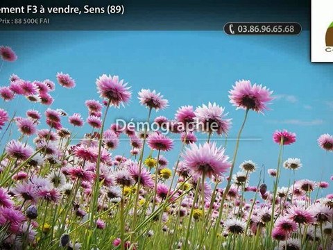 Appartement F3 à vendre, Sens (89)