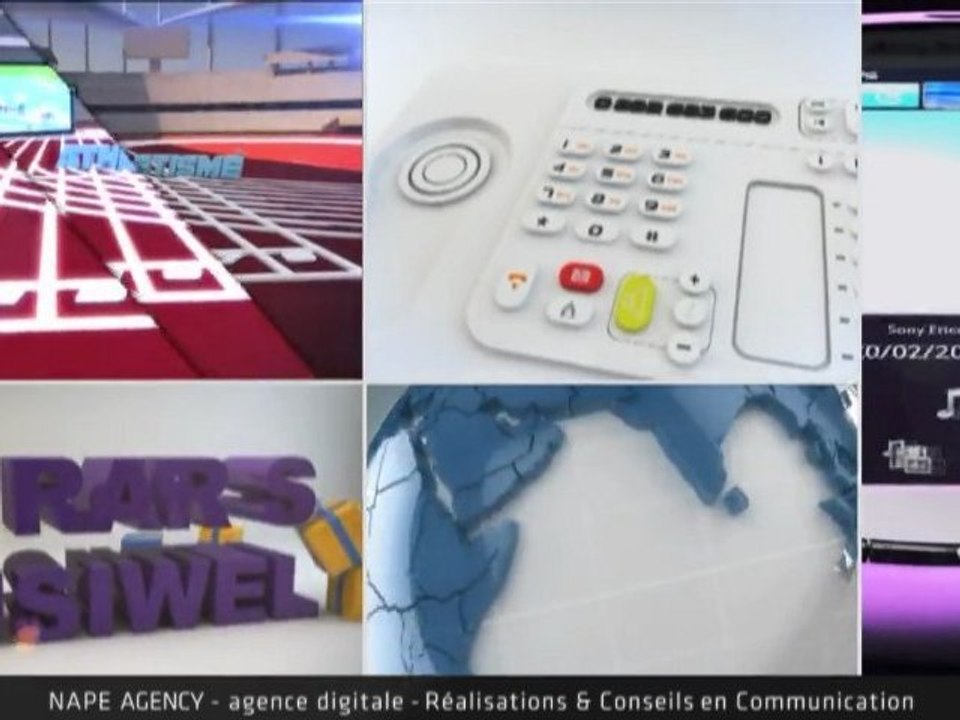 Teaser Showreel 2012 NAPE agency digital - Conseils & Réalisations en Communication
