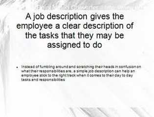 Hire the top talents - job descriptions