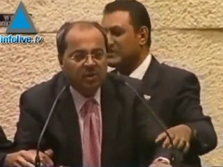 TIBI 'USHERED' OFF KNESSET PODIUM