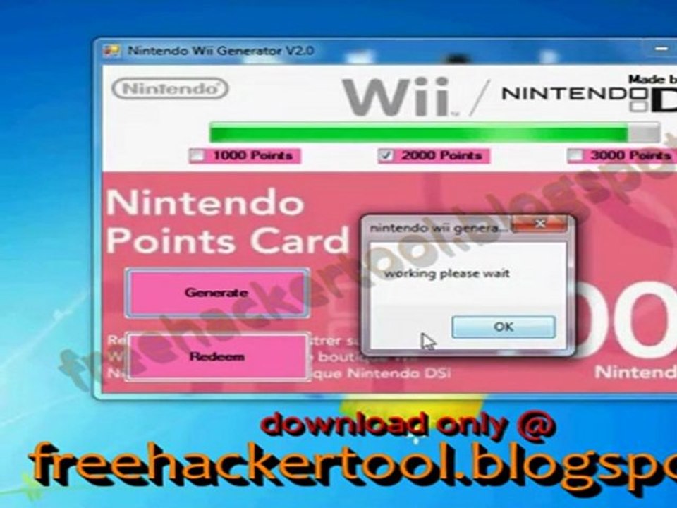 Get Free Wii Points Codes Card Generator Absolutely FREE!