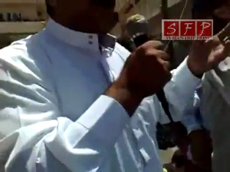 بلدة كفرومة أمين الفرقة يعلن إستقالته حزب البعث 10-6-2011