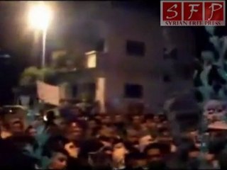 مظاهرة مسائية في دمشق القابون 15-6-2011