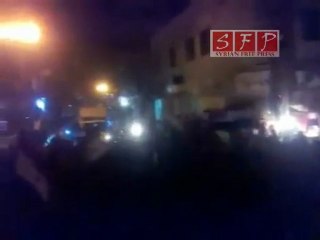 مظاهرة مسائية في سقبا في ريف دمشق في 19-6-2011