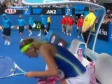 Azarenka vs Barthel Australian Open 2012 Set 2 Part 1