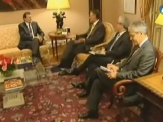Mariano Rajoy se reúne con Cavaco Silva, presidente de Portugal