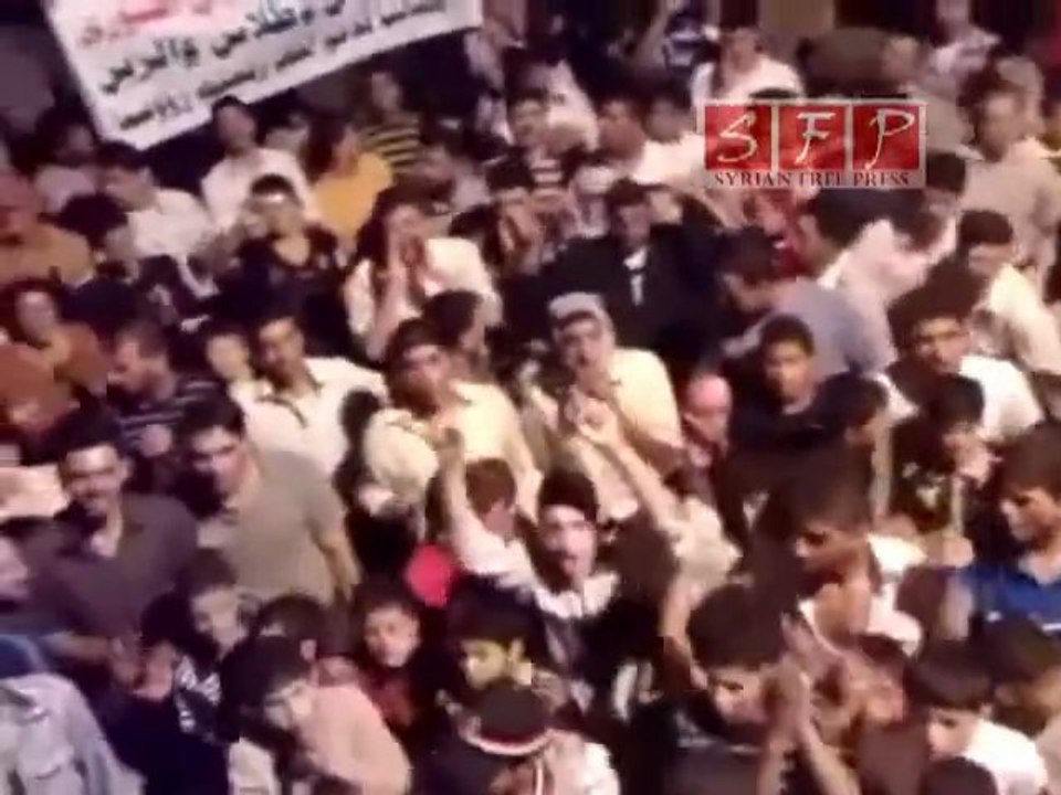 حمص دير بعلبة مظاهرات مسائية الاثنين 27 6 2011