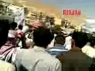 مظاهرة رنكوس - ريف دمشق في جمعة ارحل 1-7-2011