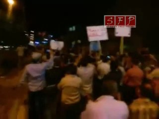 رد على المؤتمر الساقط مظاهرة مسائية عربين ريف دمشق 10 7 2011