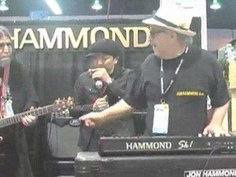 NAMM 2012 Sunday Blues Session Hammond Suzuki Mercy Mercy Sk1
