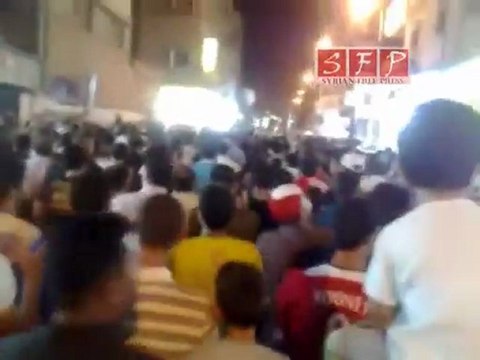 دير الزور مظاهرات مسائية قرنة جعفر 24-7-2011