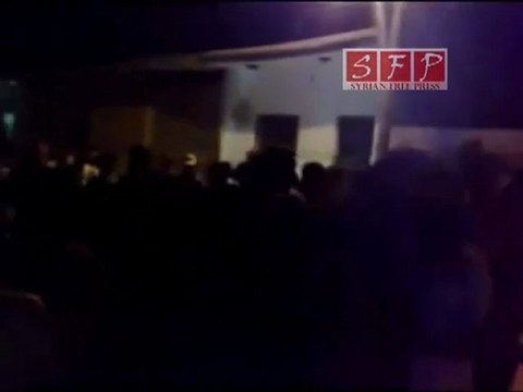 مظاهرة عسال الورد 4 رمضان 1432 ريف دمشق القلمون 4-8-2011