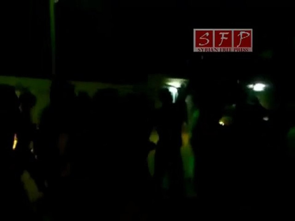 مظاهرة مسائيه في الحسكة 6-8-2011