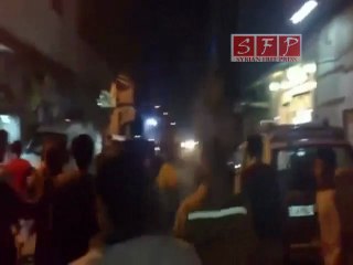 ‫مظاهرات في حي الدحاديل  بعد صلاة التراويح 13 رمضان8 13 2011‬‎