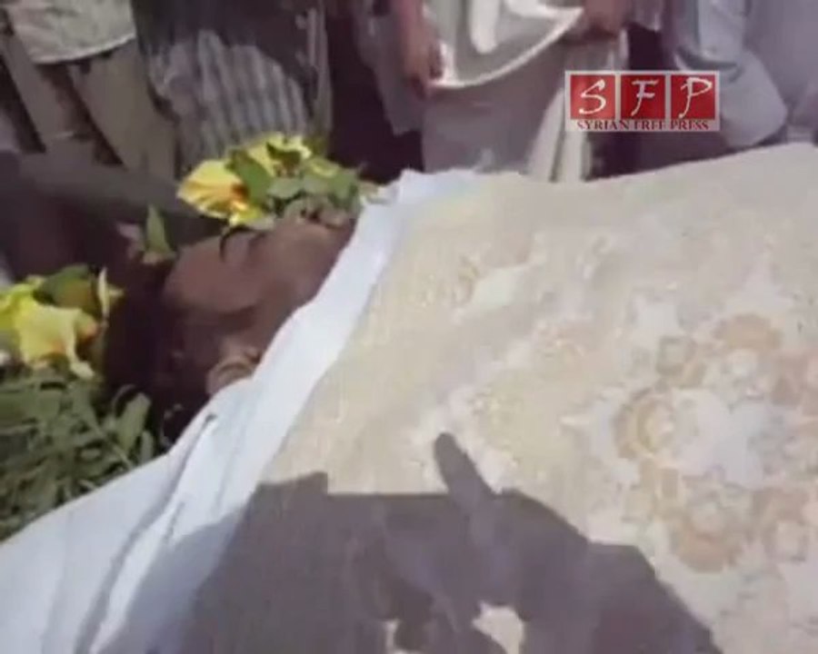 فري برس   تلبيسة الصلاة على الشهيد ابراهيم عبد الرزاق ارملي 5 9 2011