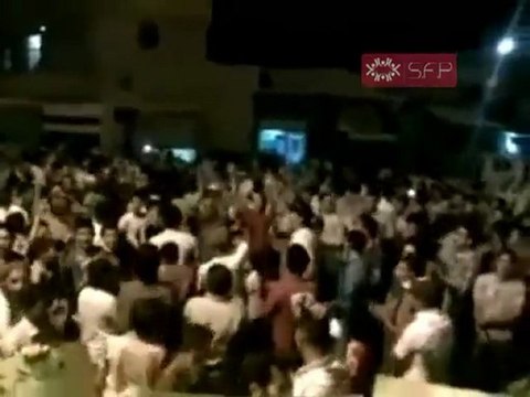 فري برس ادلب تفتناز مسائية نصرة لحمص وسرمين 7 9 2011