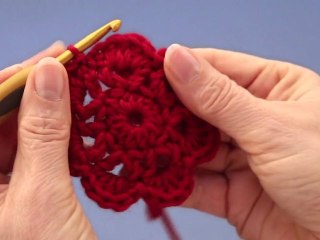 Crochet : granny fleur - gauchères