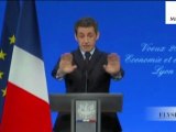 Sarkozy voeux aux Forces économiques