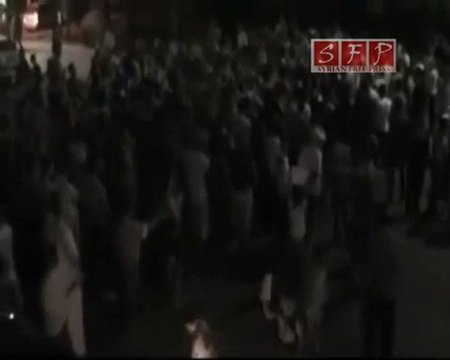 فري برس حمص القصور مسائية وحرق صورة بشار 11 9 2011