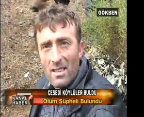 ÇOBAN ÖLÜ BULUNDU...KANALF