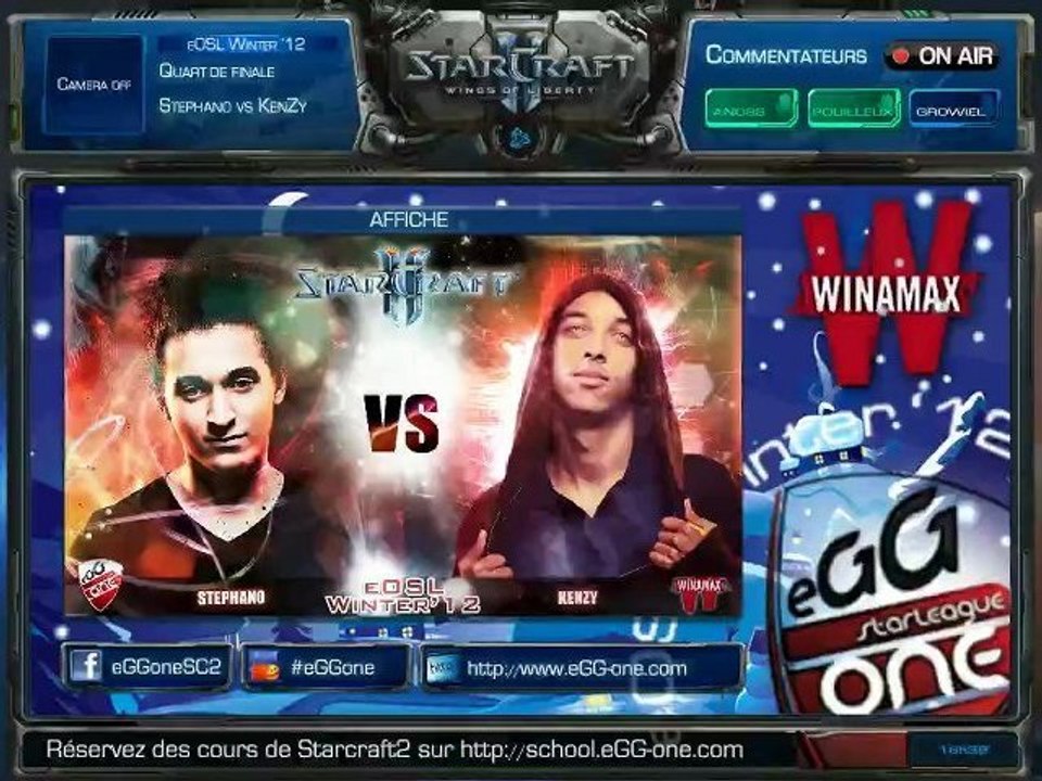 Quart de finale - Stephano vs KenZy - match 3 - eOSL Winter'12