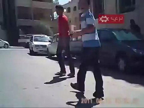 فري برس حماة مظاهرة طيارة في حي الكرامة 16 9 2011