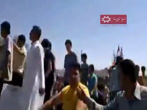 فري برس حوران ابطع جمعة ماضون حتى اسقاط النظام 16 9 2011