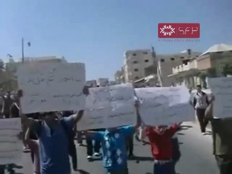 فري برس معرة النعمان جمعة ماضون حتى اسقاط النظام 16 9 2011