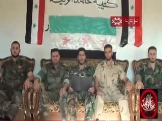 فري برس   بيان ضباط كتبية خالد بن الوليد   إستنكارا لإعتقال المقدم حسين هرموش