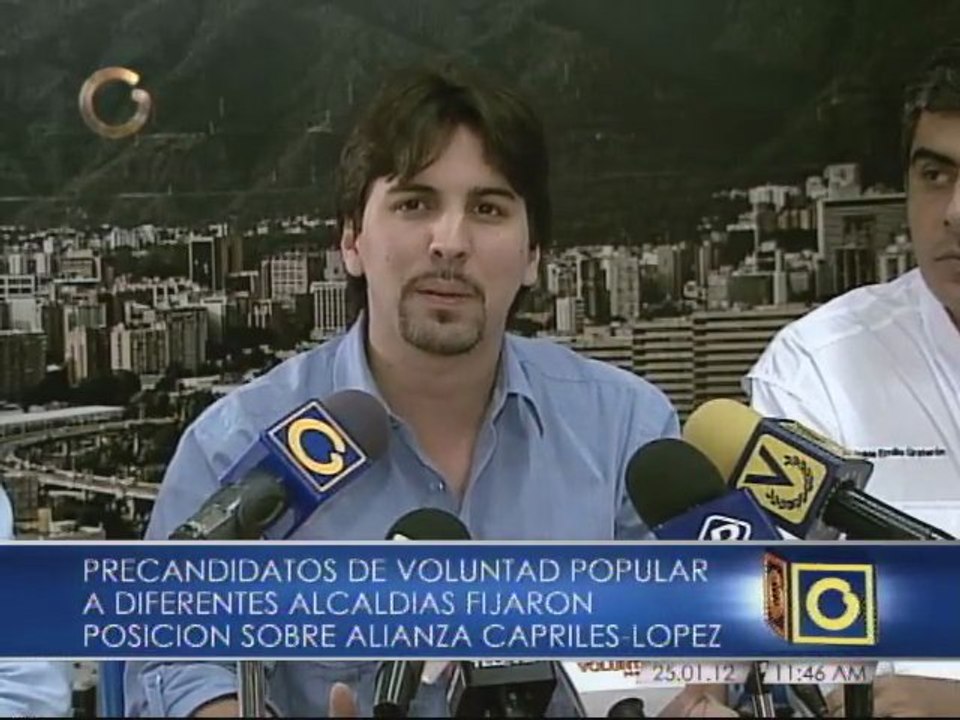 Precandidatos a alcaldes de Voluntad Popular respaldaron alianza