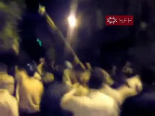 فري برس   دوما  مظاهرة ليلية بوقت متأخر فور خروج الأمن 24 9 2011