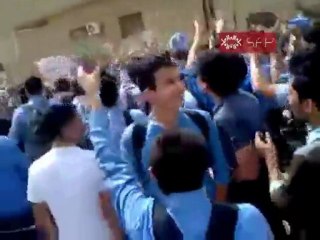 فري برس   حماه طلاب المدرس يطالبون باسقاط النظام 28 9 2011