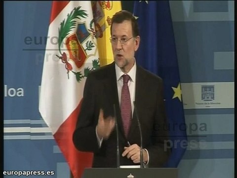 Rajoy se reúne con Humala en Moncloa