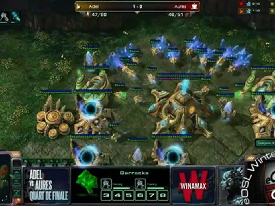 Quart de finale - AureS vs Adel - match 2 - eOSL Winter'12