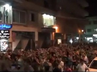 فري برس   مدينة ادلب مظاهرة قدري جميل 11 10 2011