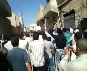 فري برس    حمص تلبيسة   مظاهرة رغم الحصار جمعة احرار الجيش 14 10 2011
