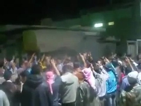 فري برس ادلب سرمين مسائية قسم الثورة جمعة احرار الجيش 14 10 2011