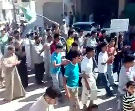 فري برس ادلب ناحية التمانعة جمعة أحرار الجيش 14 10 2011 2