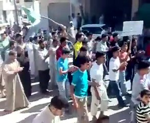 فري برس   ادلب ناحية التمانعة جمعة أحرار الجيش 14 10 2011 2