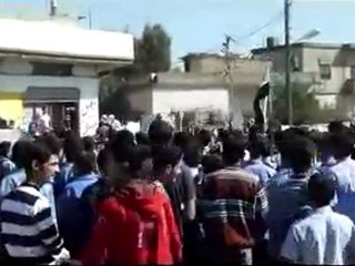 فري برس   الحولة مظاهرة طلاب وطالبات الحولة 20 10 2011