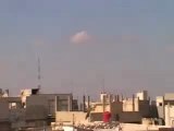 فري برس   اطلاق نار بالرشاشات الثقيلة حمص ديربعلبة 20 10 2011