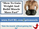 The best way to build muscle | How to gain weight fast | How to gain muscle mass
