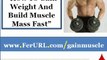 The best way to build muscle | How to gain weight fast | How to gain muscle mass