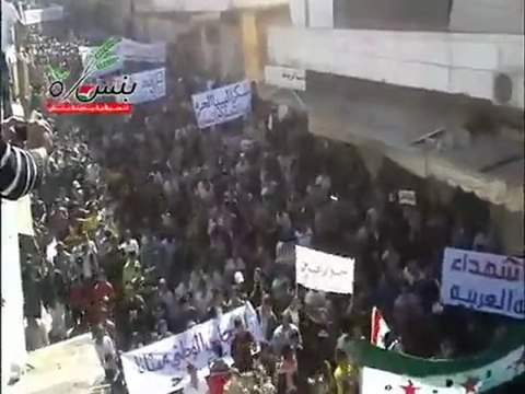 فري برس إدلب جمعة المهلة العربية بنش 21 10 2011