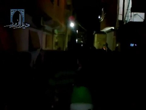 فري برس دير الزور مظاهرة جامع الفردوس حي الجبيلة 22 10 2011