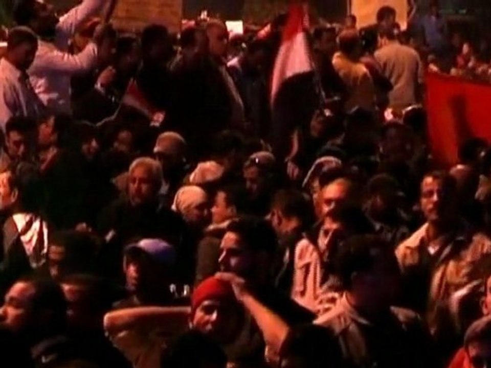 Night time protests in Egypt